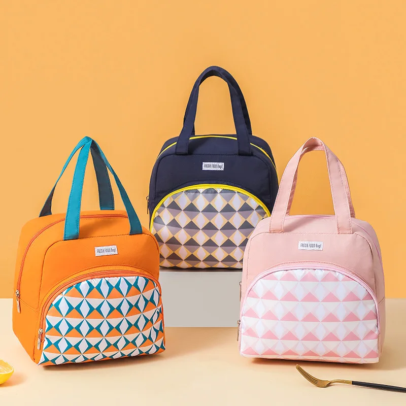 

Insulated Lunch Bag For Women Kids Cooler Thermal Bag Portable Lunch Box Ice Pack Tote Handbag Food Picnic Bags for Work