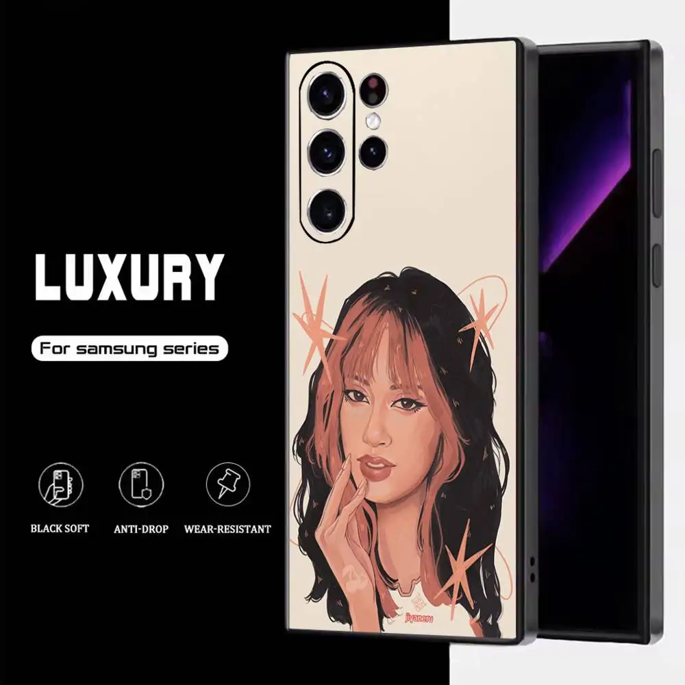 K-Katseye Gnarly Group Phone Case For Samsung S25,S24,S23,S22,S21,S20,S10,Ultra,Plus,Lite,FE,Soft Silicone Black Cover (art.: 3920d20885aaa) - 3920d20885aaa