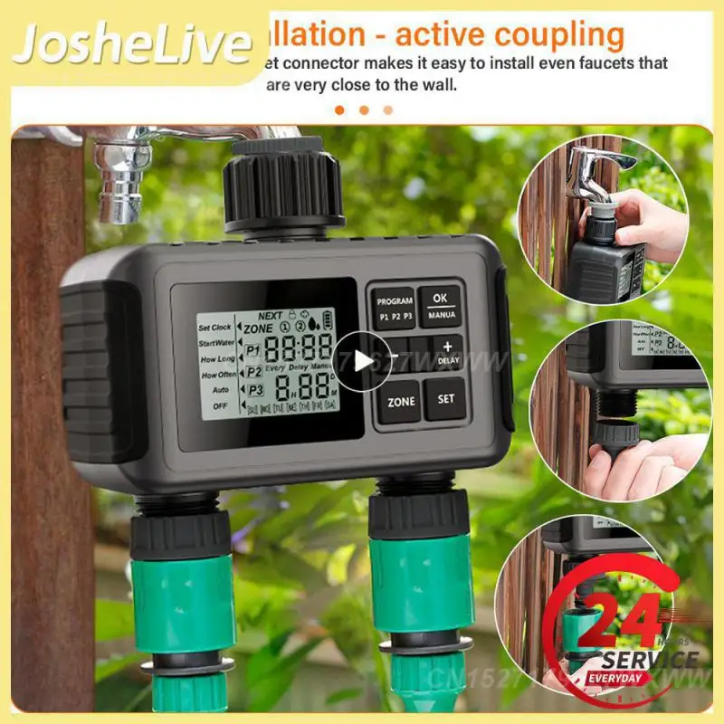

Automatic Irrigation Controller Watering Up Water Timer Irrigation Fully Adjustable Program Irrigator Timer Garden Watering Tool