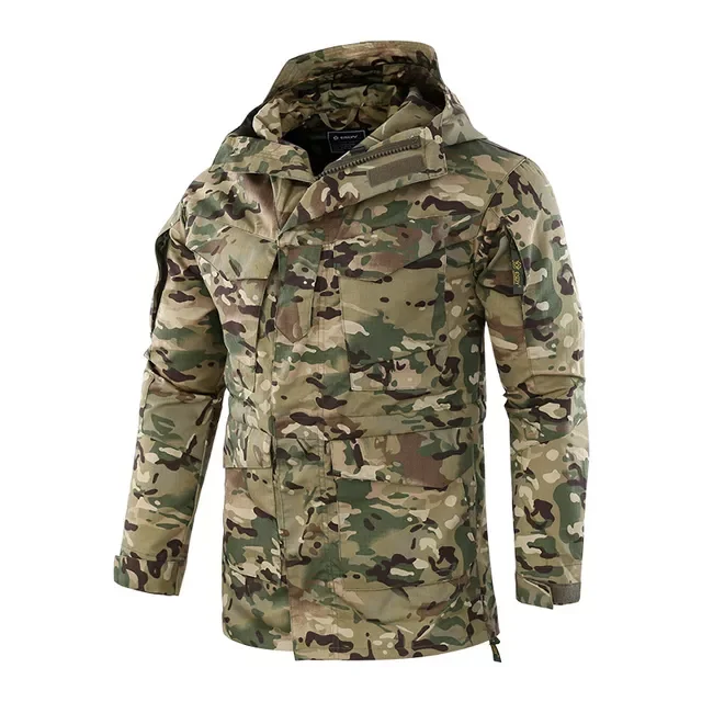 

New2022 Tactical Clothing US Windproof Military Field Jacket Coats Hoodie Casaco Masculino Windbreaker Men Autumn winter
