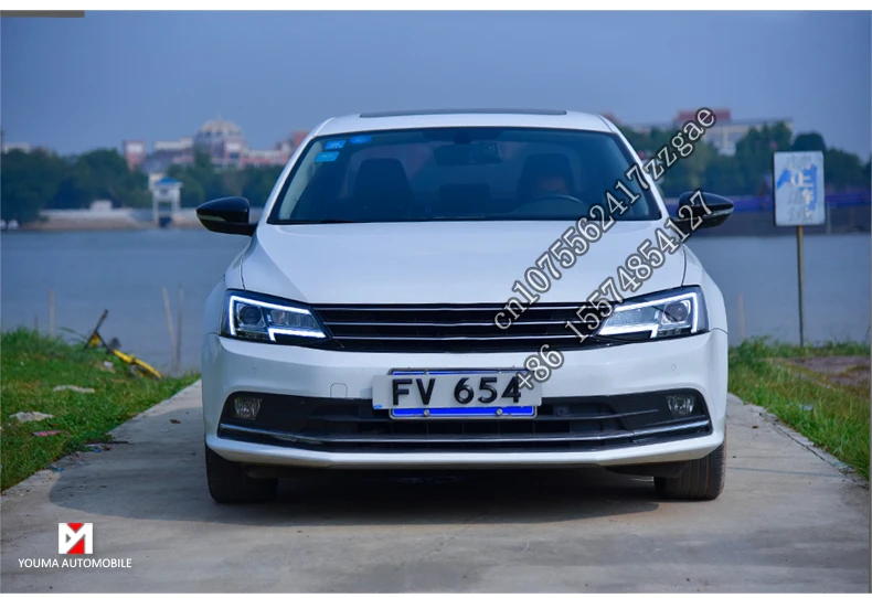 Новый дизайн передняя фонарь 2012 дюйма-2018 дюйма фара для Jetta MK6/sagсветильник itar