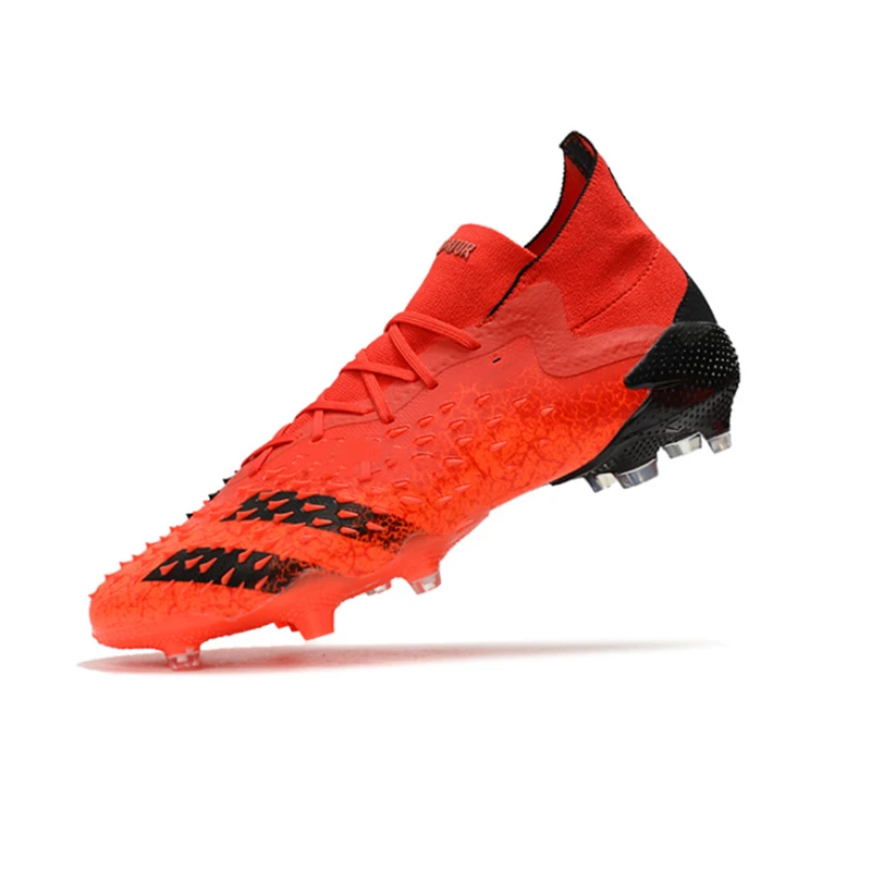 

New Release Soccer Shoes Predator Freak 1 Meteorite Pack Lace-up High Ankle Football Boots Athlete Outdoor Cleats Free Shipping