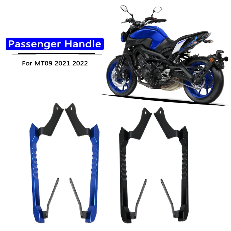 

MT09 Aluminum Rear Grab Bars Rear Seat Pillion Passenger Grab Rail Handle Fit For Yamaha MT-09 MT 09 FZ-09 2021 2022 Motorcycle