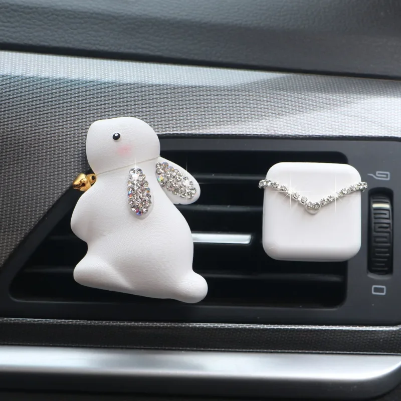 Алмазный милый кролик автомобильные духи орнамент ароматерапия аромат