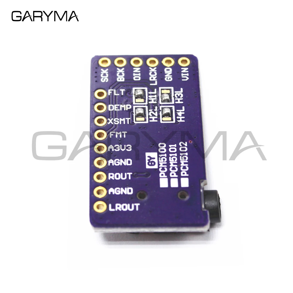 Плата DAC декодера интерфейса I2S PCM5102A модуль плеера для Raspberry Pi pHAT плата формата