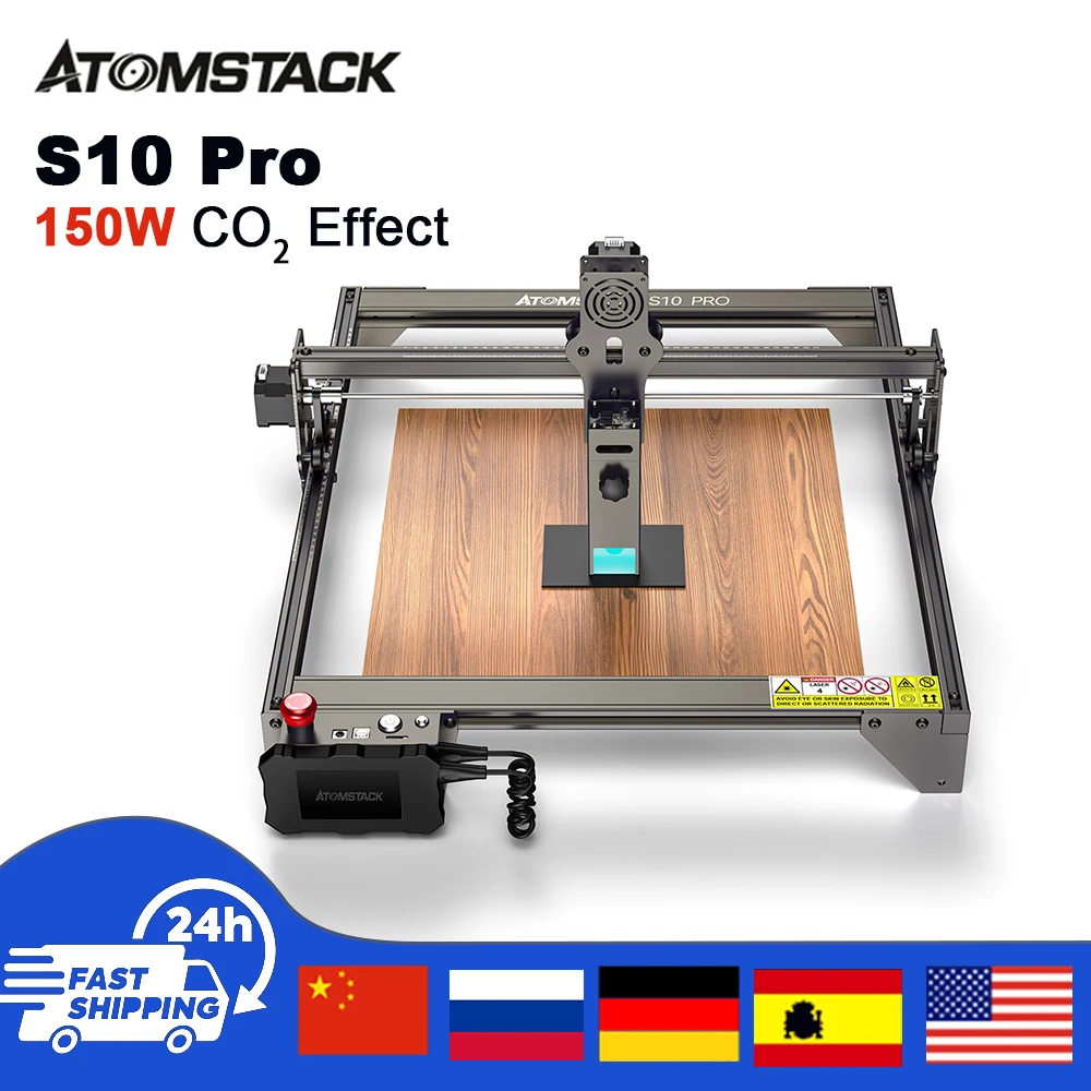 Лазерный гравер с эффектом 150 Вт распылитель S10 Pro режущий станок ЧПУ ультратонкий