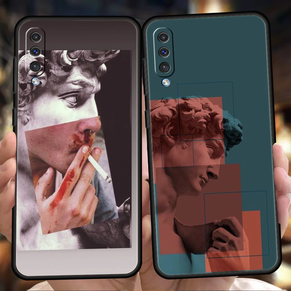 

Art Aesthetic David Eyes Phone Case for Samsung Galaxy A42 A22 A12 5G A02 A03 A04 A04S A50 A70 A10 A20 A30 Silicone Cover Shell