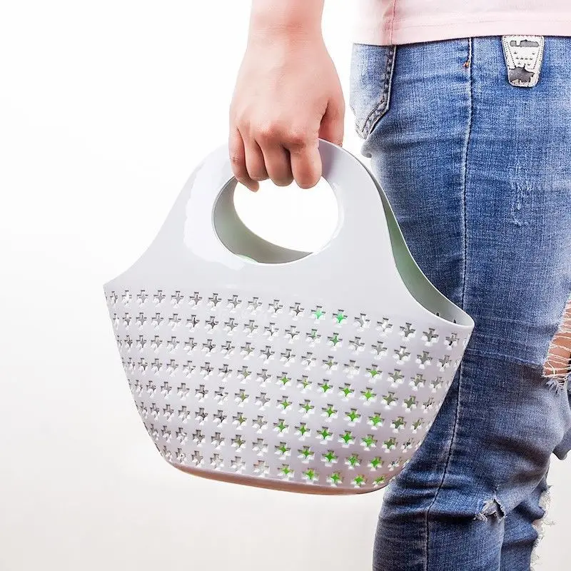 

Student dormitory portable bathrooms bathhouse basket lovely receive a blue basket toiletries bath receive basket