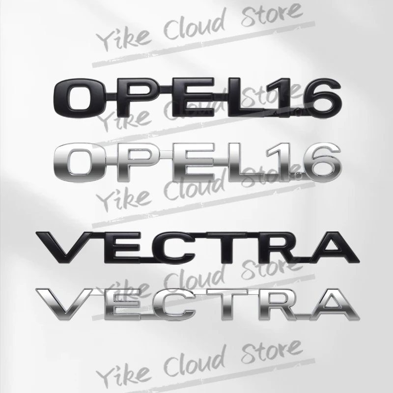 Для Opel 1.6 Vectra Letter Украшение Эмблема OPC Line GTC VXR GSI Стайлинг автомобиля 3D