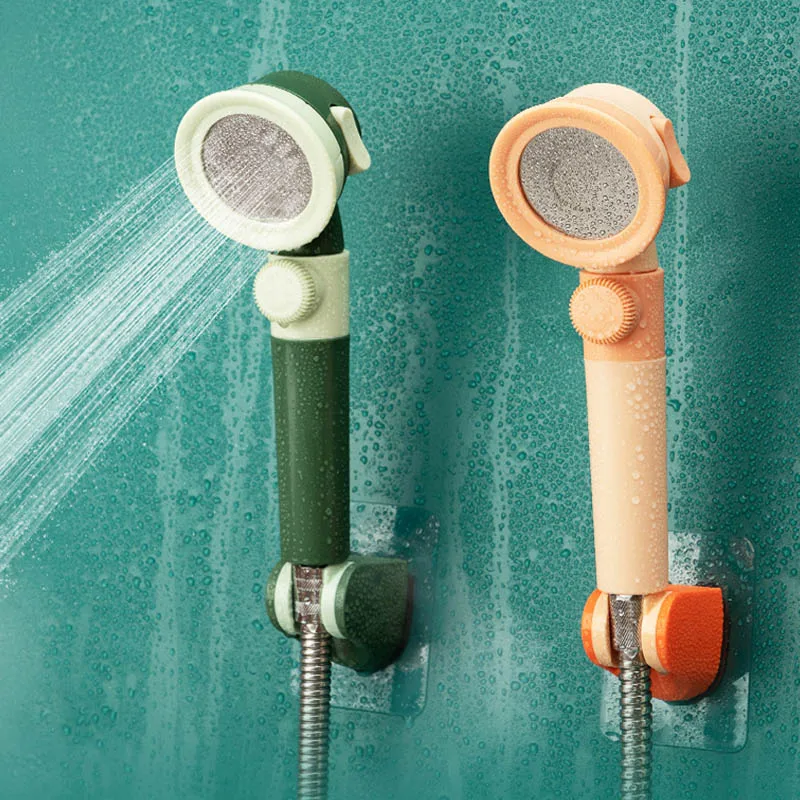 

High Pressure Water Saving Spray Shower Head Rainfall Shower Head Fan Bath Hand-held Pressurized Massage Turbo Shower