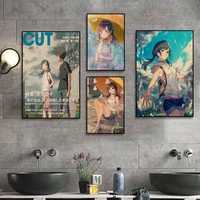 weathering with you movie posters for living room bar decoration home decor