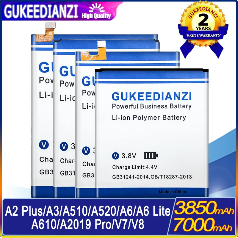 

New Battery For ZTE A2019 Pro AXON 9 Pro/Axon 7/Blade A2 Plus/A3 T220/A510 BA510/A520/A6 Lite A6020/A610 A610C BA910 BA910 A512