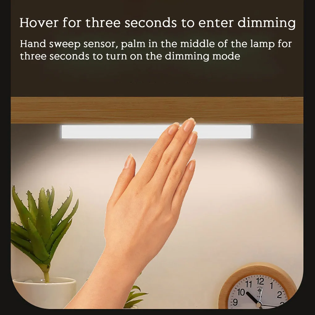 

LED Bar Light Rechargeable Closet Cabinet Sensor Lighting Smart Home Small Night Lamp For Kitchen Garden Bedroom