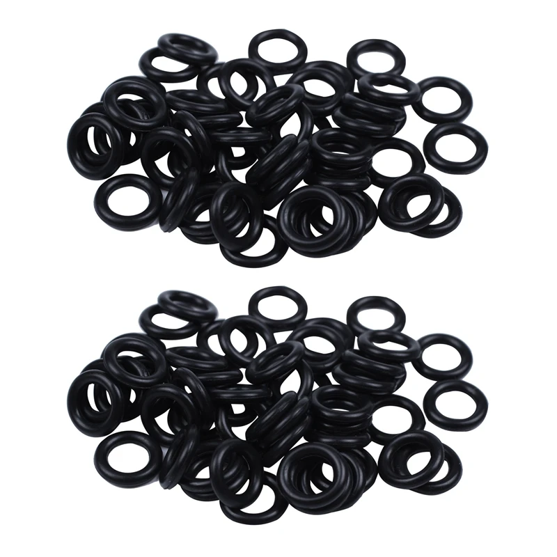 

100 Pieces Black Nitrile Rubber O Ring Seals Washers 12 Mm X 2,5 Mm X 7 Mm