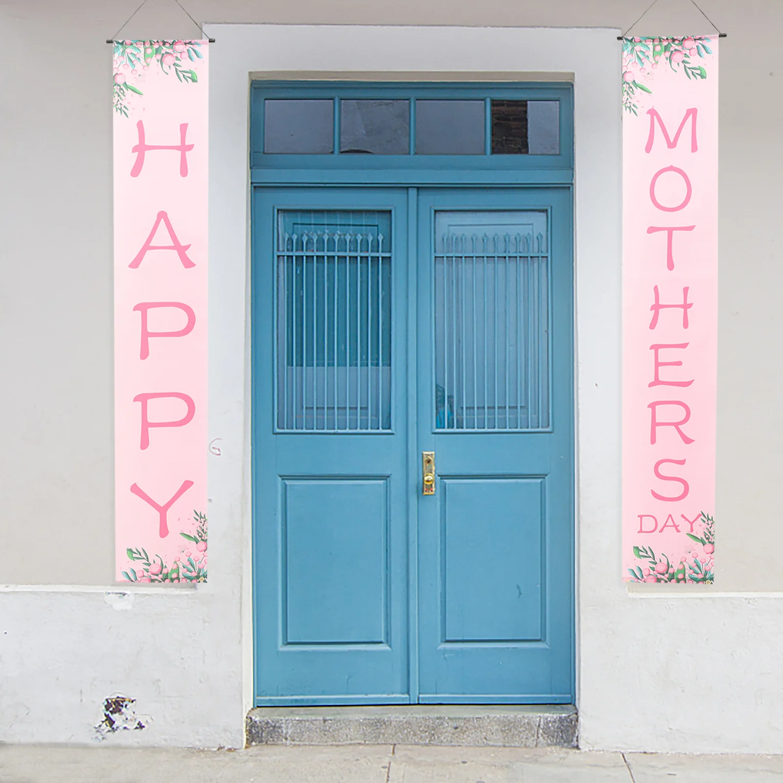 

Mothers Day Banner Mother's Bunting Front Door Happy Banners Party Favors Polyester