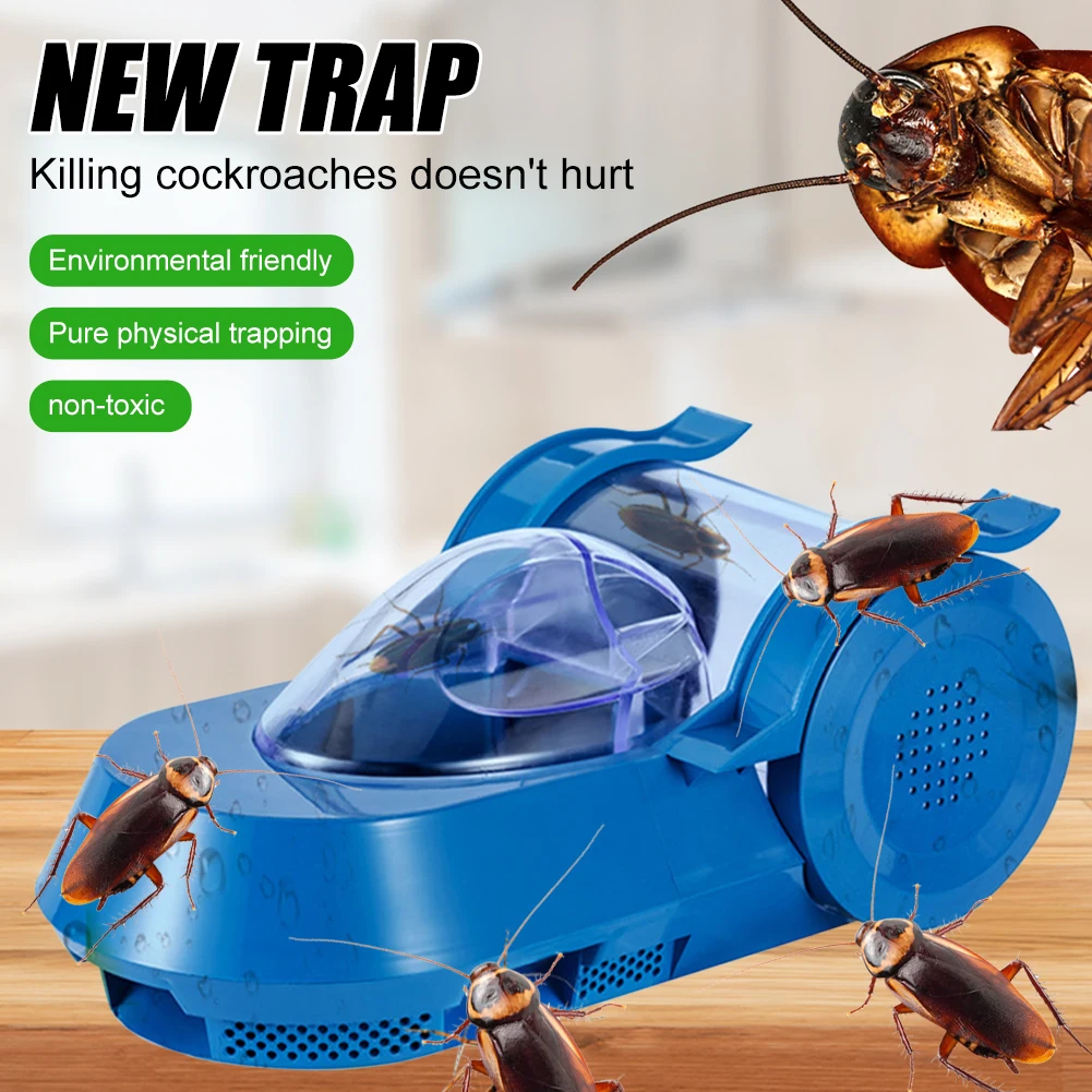 

Cockroach Trap Safe Efficient Anti Cockroaches Killer Indoor Non-Toxic Reusable Roach Traps Repeller For Home Office Kitchen