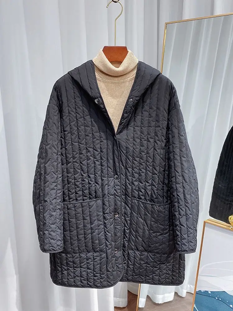 New Women Casual Style Long Down Jacket White Duck Down Jackets Autumn Winter Coats And Parkas Female Outwear