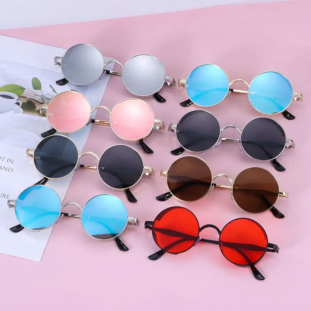 

Vintage Gothic UV400 Protection Round Retro Sunglasses Eyewear Sun Glasses Steampunk