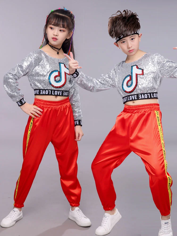 Новый детский костюм для современных джазовых танцев в стиле хип-хоп мальчиков и