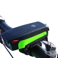 mountain bike light headlight touch horn light usb charging electric horn bell cycling fixture and fitting