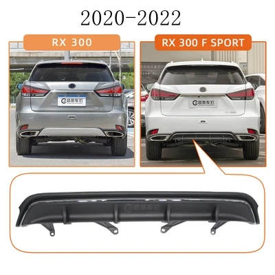 

Диффузор для заднего бампера LEXUS RX300 2016-2019 2020-2021, автомобильные аксессуары из АБС-пластика