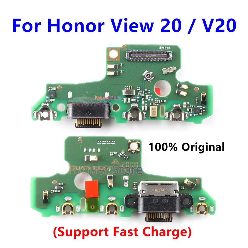

100% Original USB Charging Dock Port Flex Cable For Huawei Honor View 20 V20 Charger Connector Board
