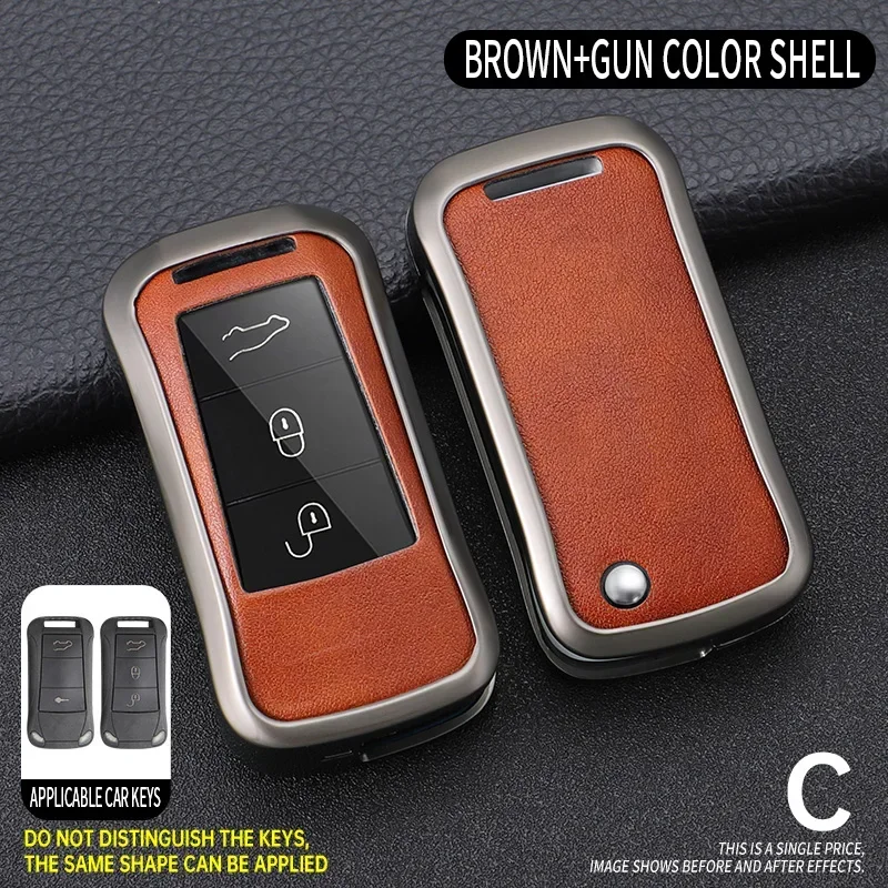 

Для Porsche Cayenne GTS Panamera Carrera GT3 2 3 кнопочный откидной Чехол для автомобильного ключа защитный чехол аксессуары чехол Брелок