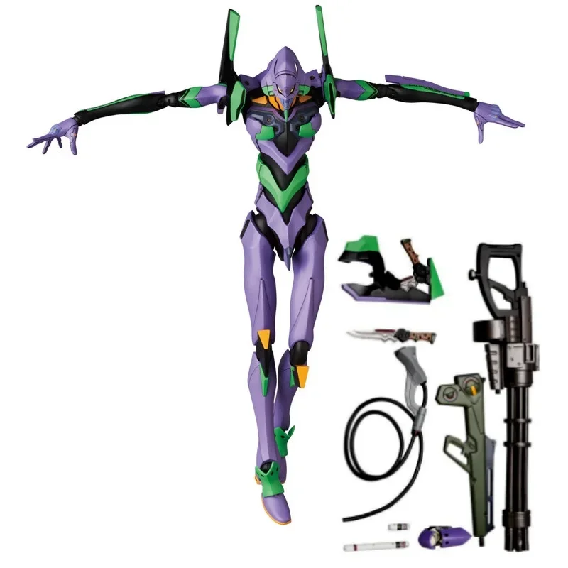 Фото Bandai Новое аниме EVA Evangelion-01, модельные фигурки Evangelion MAF080v, японское аниме, мультяшные куклы, фигурки, детские игрушки, подарки №2