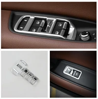 for audi q7 2016 2019 inside accessories car door handle panel surround window lift switch molding cover kit trim