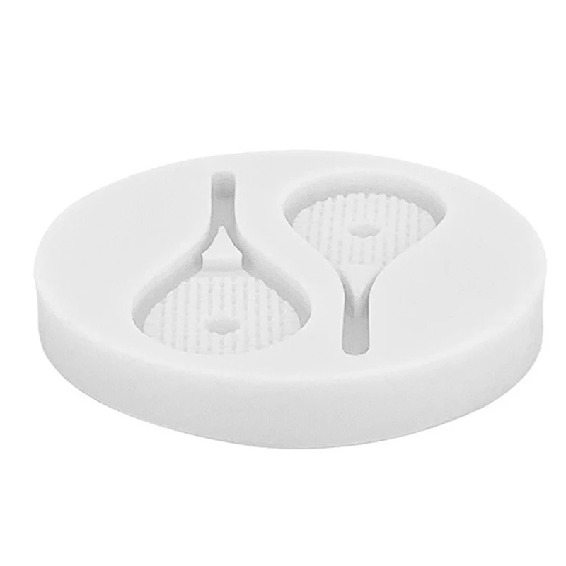 Силиконовая форма для теннисной ракетки инструменты смолы глиняная рукоделия