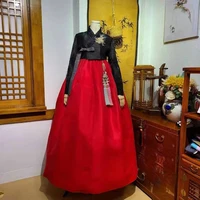 korean dress imported fabric folk costume bride wedding wedding ceremony toast hanbok wedding dress ladies dress tailor made