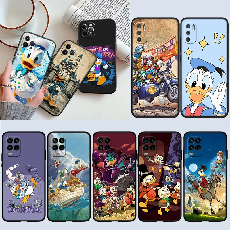 Чехол DuckTales Donald Duck для Samsung Galaxy Note 8 9 10 20 Ultra Lite Plus A03 A06 A16 M35 A11 M21 J7 J8 Prime Pro Quantum 2