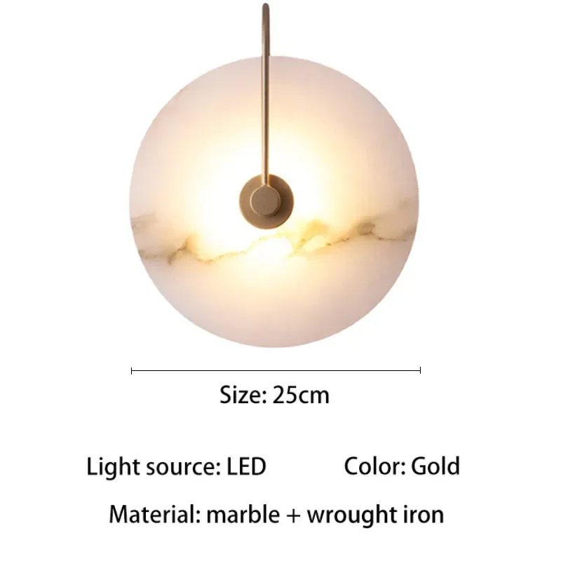 

Мраморный настенный светильник YongYing Lumin