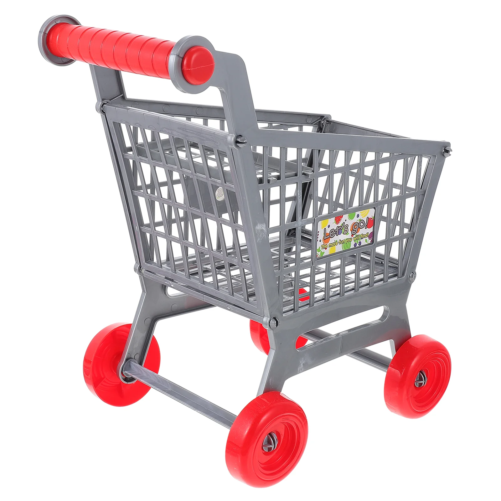

Тележка для покупок, детская мини-тележка для продуктов, игрушечный стеллаж для хранения малышей с имитацией колес для супермаркета