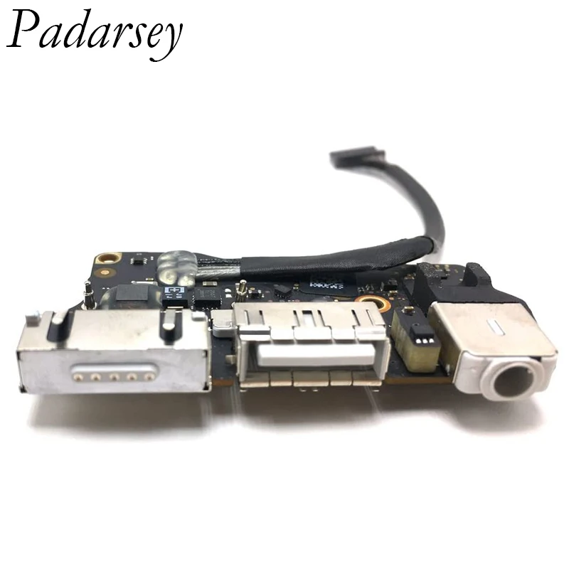 Разъем питания постоянного тока Padarsey плата ввода/вывода с USB аудио MagSafe 2 гибкий
