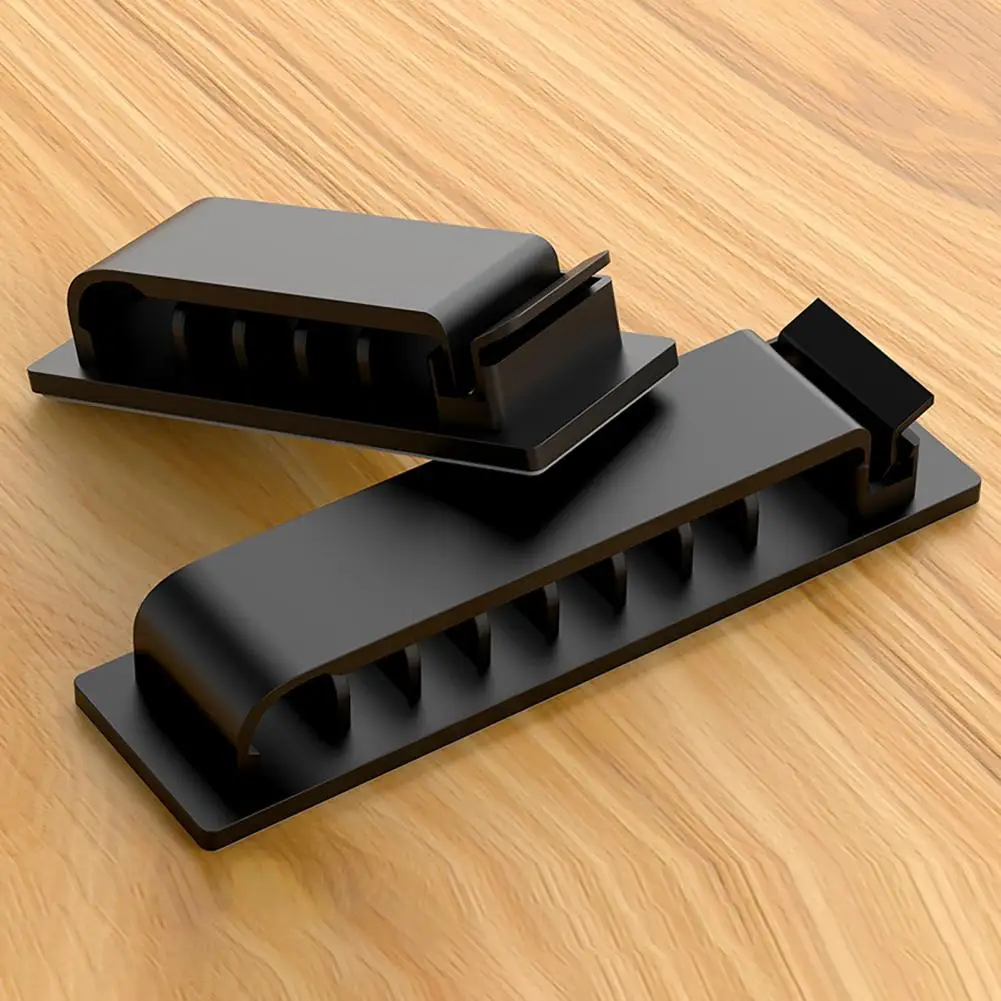 Удобный Настольный держатель кабеля для компьютера самоклеящийся сильная