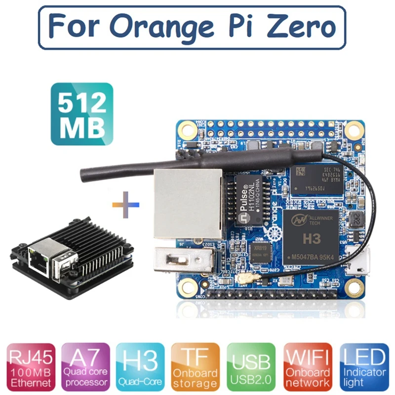 

For Orange Pi Zero 512MB Allwinner H3 Development Board Support Android Ubuntu Debian OS Development Board