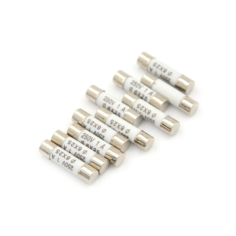

10PCS/Lot 6x25mm Ceramics Tube Fuse Fast Blow Ceramics Fuses 250V 1A