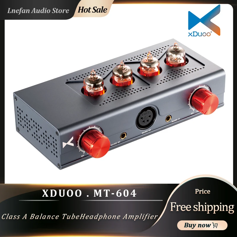 XDUOO MT-604 Вакуумный ламповый сбалансированный усилитель для наушников 6J1 Hi-Fi аудио