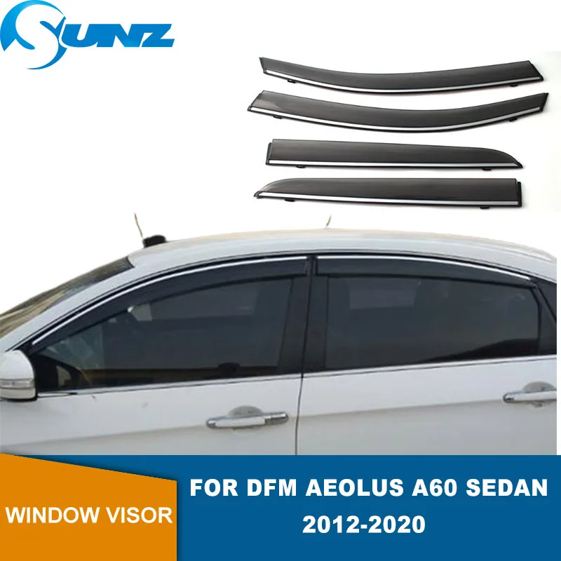 

Window Visor For DFM Aeolus A60 Sedan 2012 2013 2014 2015 2016 2017 2018 2019 2020 Rain Sun Smoke Guard Deflector Vent Shade