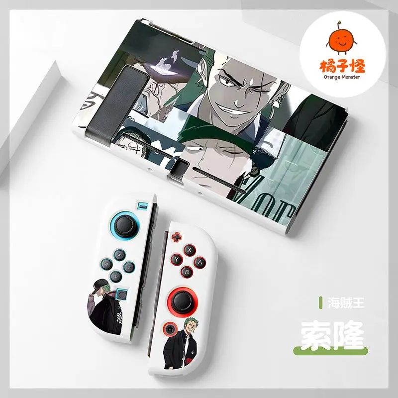 Фото Мягкий защитный чехол Luffy Tpu с защитой от ударов для игровой консоли Nintendo Switch Oled, контроллера, подарок №5