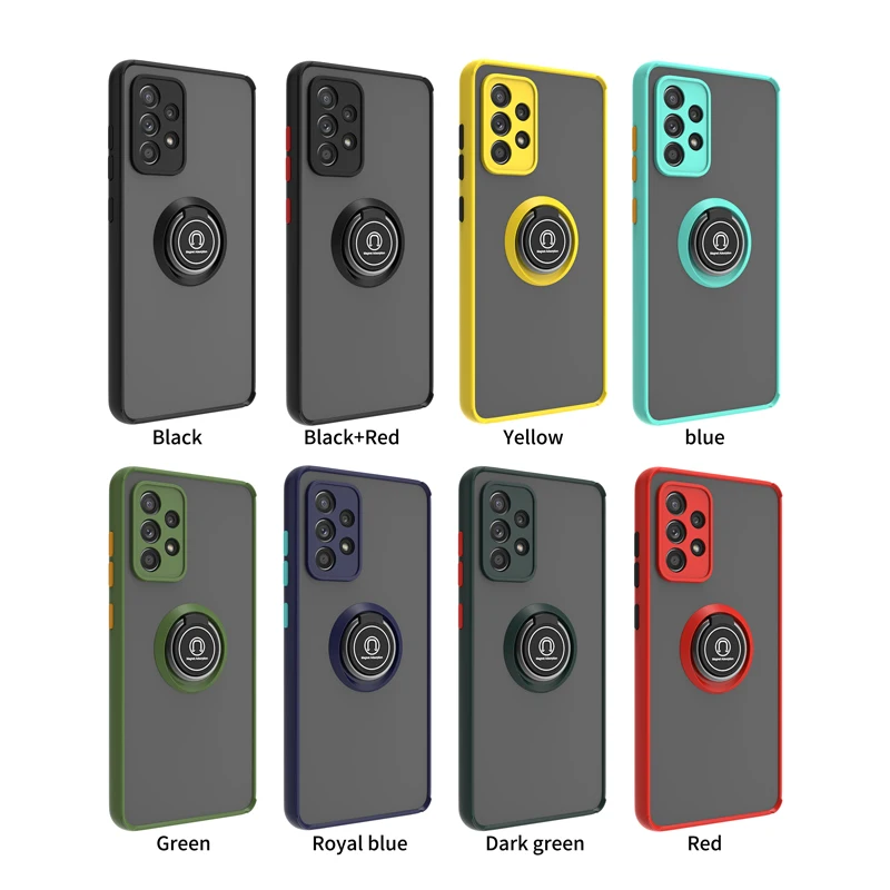 Shockproof Magnetic Case For Samsung Galaxy A52S A52 A53 5G A23 S20 S21 FE Plus S23 S22 Ultra Note 20 S10E S10 Cover Ring Holder