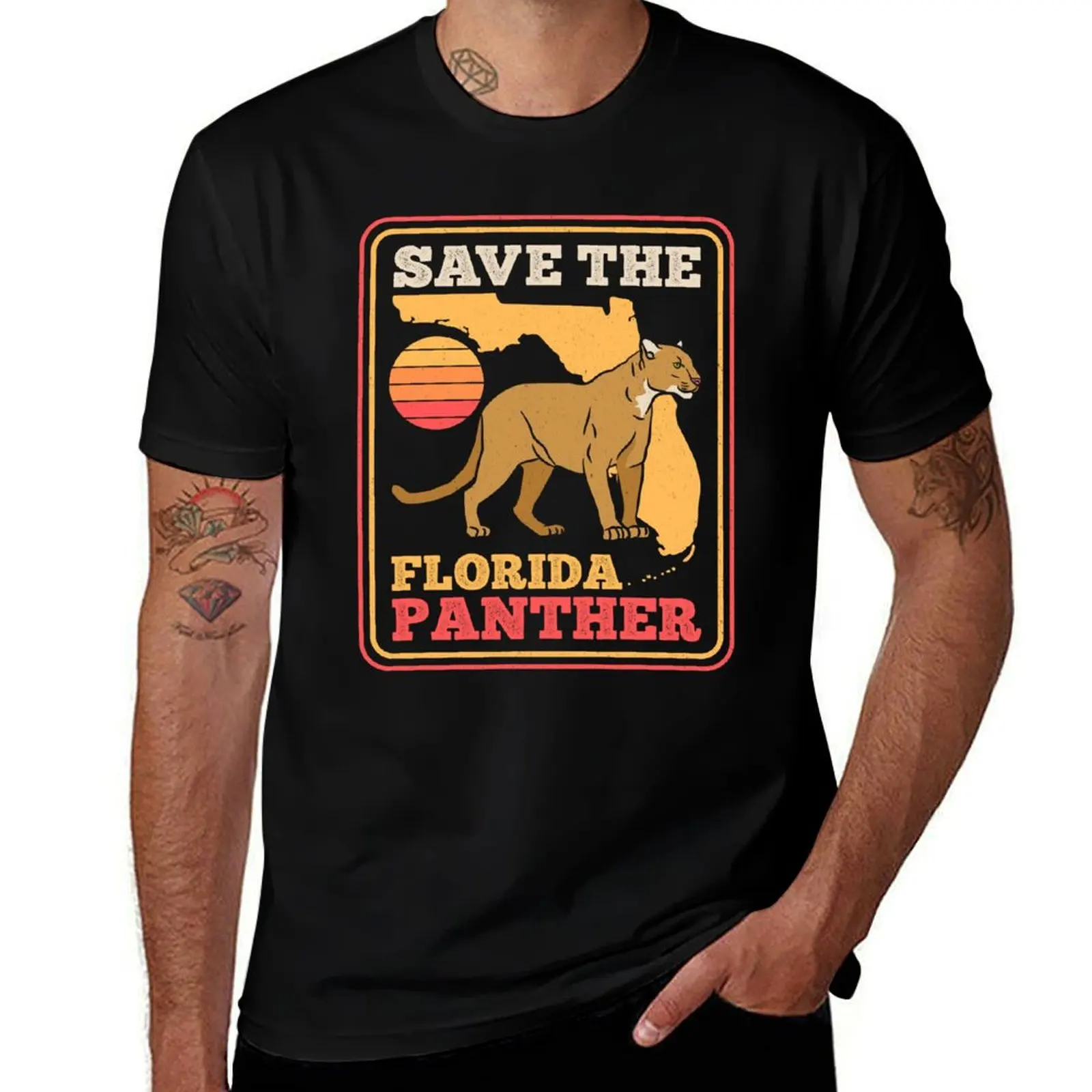 Фото Футболка Save The Florida Panther с модным принтом №1