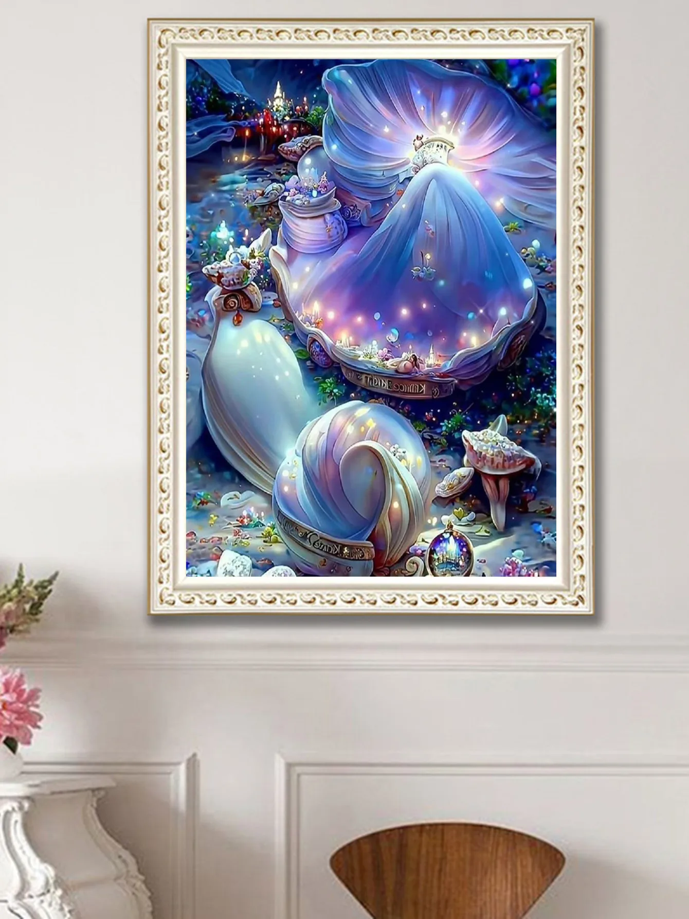 

00117Ann-Tulip diy Цифровая масляная живопись, картина маслом, акриловая Цветочная живопись, взрыв, ручная работа, пейзаж, живопись
