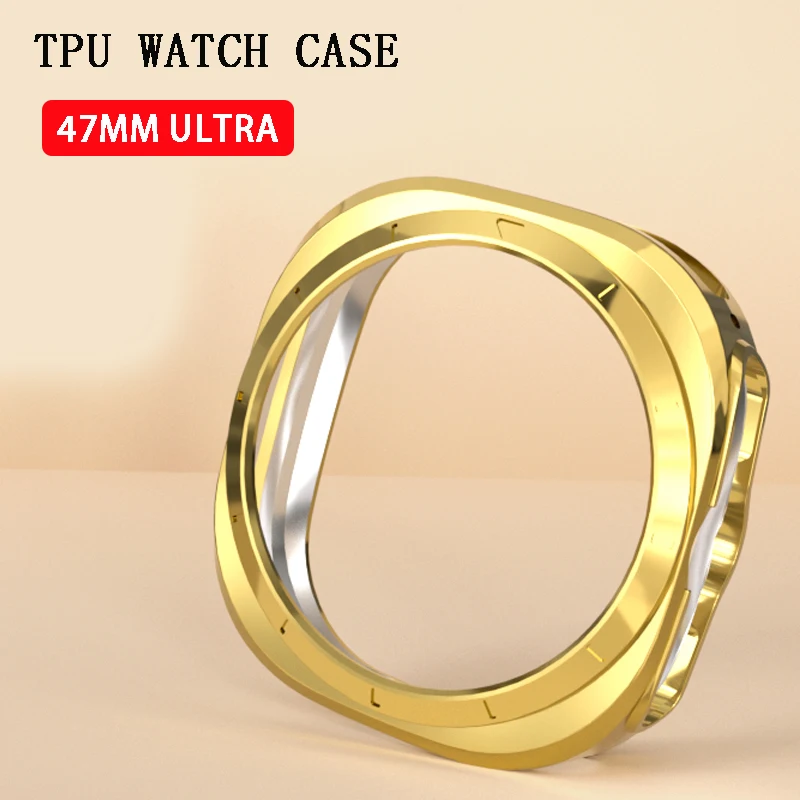 Мягкий чехол из ТПУ для Samsung Galaxy Watch 7 Ultra 47 мм защитный умных часов