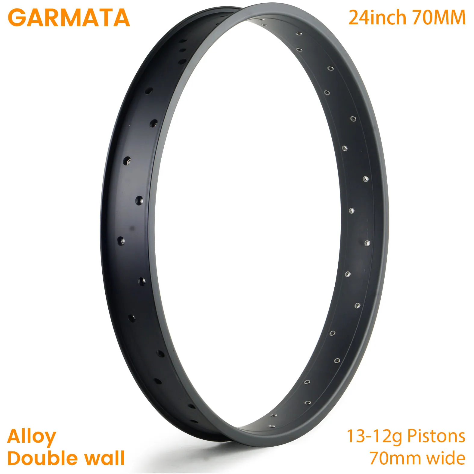 

Bicycle Rim 24inch 70MM Double Wall Alloy 13g 12g Pistons
