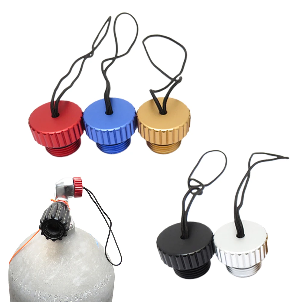 Пылезащитная алюминиевая Заглушка с резьбой для клапана бака дайвинга