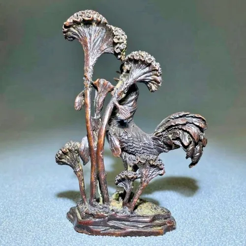 Гребень для тараканов из старой бронзы официальный цветок плюс учебный чай