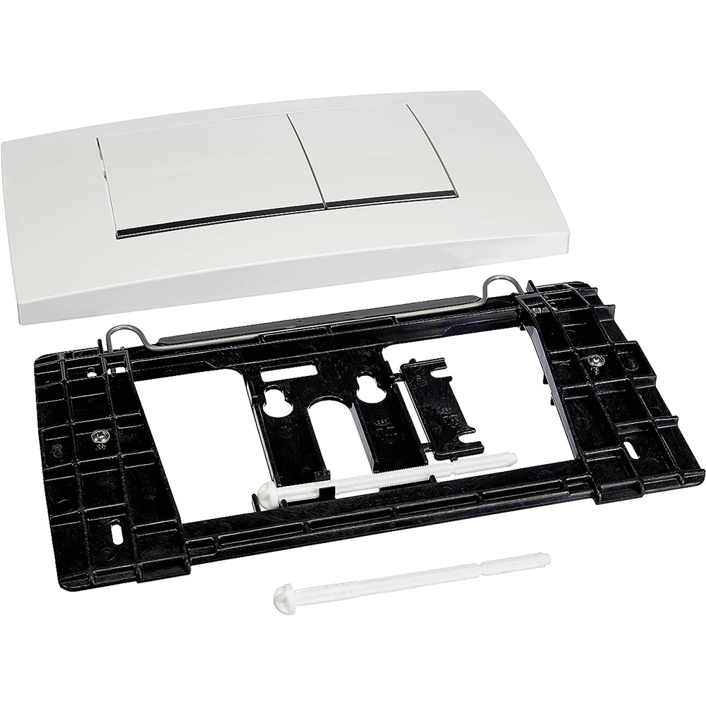 

For 115.899.KJ.1 Button Dual Flush Plate Press Switch Replacement Toilet Water Tank White Bathroom Accessories