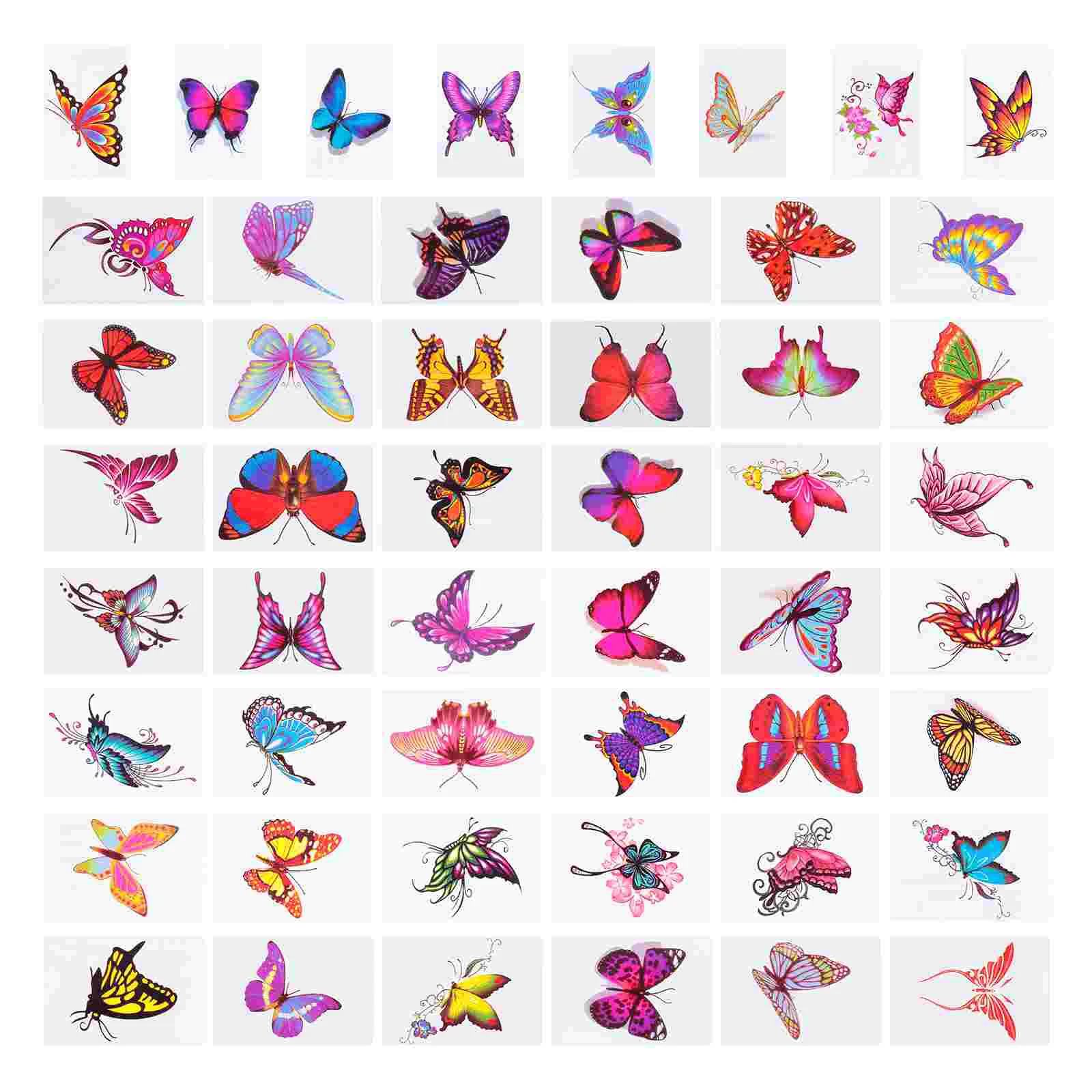

Butterflysmall Hand Stickers Tiny 3D Favors Self Adhesivemini Makeup Womentatuajes Temporales Partyfashion Wrist Neck Decalbody